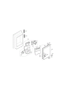 Ice Maker And Ice Bin Part parts for Kenmore Refrigerator 795.72059111 (79572059111, 795 72059111) from AppliancePartsPros.com