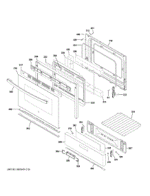 Door & Drawer Parts parts for Ge Range JGBS60DLK2WW from AppliancePartsPros.com