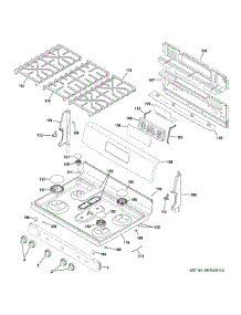 Control Panel & Cooktop parts for Ge Range JGB660EEJ4ES from AppliancePartsPros.com