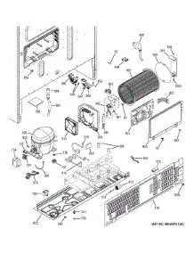 Machine Compartment parts for Ge Refrigerator GNE26GSDGSS from AppliancePartsPros.com