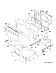 Door & Drawer Parts parts for Ge Range JGB660SEJ4SS from AppliancePartsPros.com