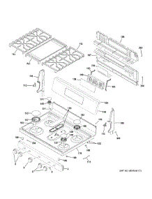 Control Panel & Cooktop parts for Ge Range JGB700SEJ4SS from AppliancePartsPros.com