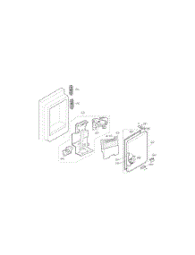 Ice Maker And Ice Bin Parts parts for Kenmore Refrigerator 795.72069212 (79572069212, 795 72069212) from AppliancePartsPros.com
