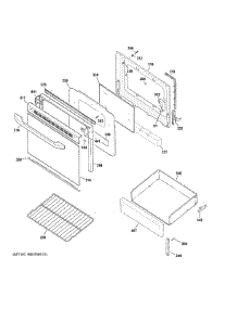 Door & Drawer Parts parts for Ge Range JBS45DF2BB from AppliancePartsPros.com