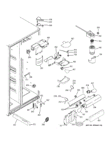 Fresh Food Section parts for Ge Refrigerator GSHS9NGYDCSS from AppliancePartsPros.com