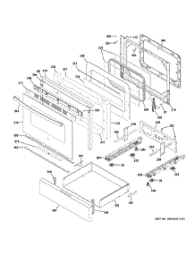 Door & Drawer Parts parts for Ge Range JGB700DEJ4BB from AppliancePartsPros.com
