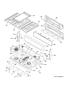 Control Panel & Cooktop parts for Ge Range PGB930SEJ4SS from AppliancePartsPros.com