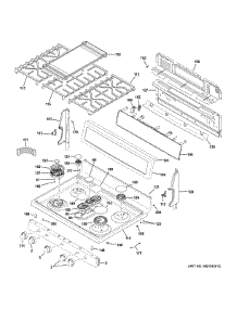 Control Panel & Cooktop parts for Ge Range P2B940SEJ4SS from AppliancePartsPros.com