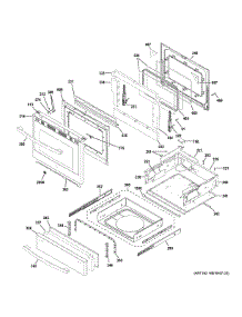 Door & Drawer Parts parts for Ge Range P2B940SEJ4SS from AppliancePartsPros.com