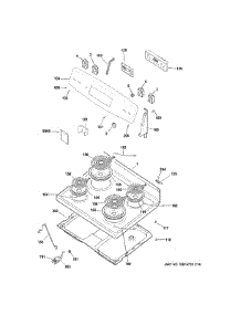Control Panel & Cooktop parts for Ge Range JB255RK4SS from AppliancePartsPros.com