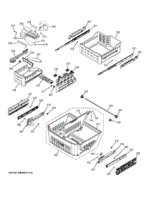 Freezer Shelves parts for Ge Refrigerator DFE29JMDJES from AppliancePartsPros.com