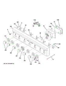 Control Panel parts for Ge Range ZDP366NP7SS from AppliancePartsPros.com