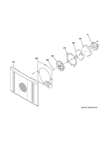 Convection Fan parts for Ge Range ZDP364NRP7SS from AppliancePartsPros.com