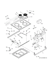Control Panel & Cooktop parts for Ge Range JDS28DF2WW from AppliancePartsPros.com