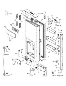 Dispenser Door parts for Ge Refrigerator GYE22KSHBSS from AppliancePartsPros.com
