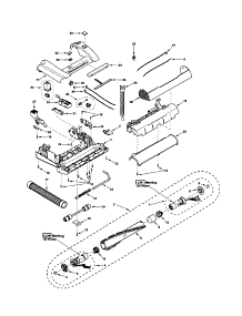 Nozzle parts for Kenmore Vacuum 116.31810010 (11631810010, 116 31810010) from AppliancePartsPros.com