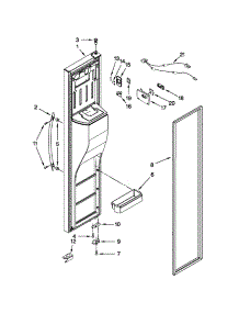 Freezer Door Parts parts for Kenmore Refrigerator 106.51152111 (10651152111, 106 51152111) from AppliancePartsPros.com