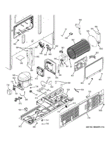 Machine Compartment parts for Ge Refrigerator GFE29HMEIES from AppliancePartsPros.com