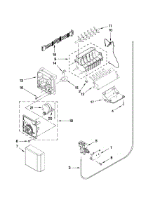 Icemaker Parts parts for Kenmore Refrigerator 106.51143111 (10651143111, 106 51143111) from AppliancePartsPros.com