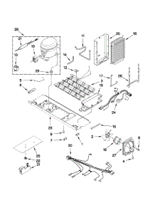 Unit Parts parts for Kenmore Refrigerator 106.51143111 (10651143111, 106 51143111) from AppliancePartsPros.com