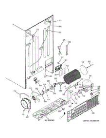 Machine Compartment parts for Ge Refrigerator GSE25HMHES from AppliancePartsPros.com