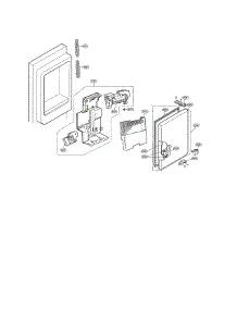 Ice Maker & Ice Bin Parts parts for Kenmore Refrigerator 795.71063011 (79571063011, 795 71063011) from AppliancePartsPros.com
