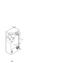 Valve & Water Tube Parts parts for Kenmore Refrigerator 795.71063011 (79571063011, 795 71063011) from AppliancePartsPros.com