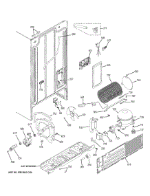Machine Compartment parts for Ge Refrigerator GSS20ESHBSS from AppliancePartsPros.com