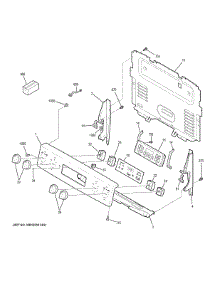 Control Panel parts for Ge Range JB625GK3SA from AppliancePartsPros.com