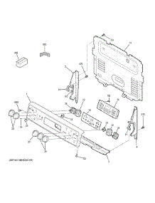 Control Panel parts for Ge Range JB700EJ4ES from AppliancePartsPros.com