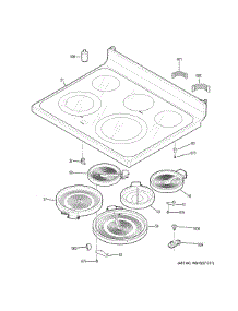Cooktop parts for Ge Range JB700DJ4BB from AppliancePartsPros.com