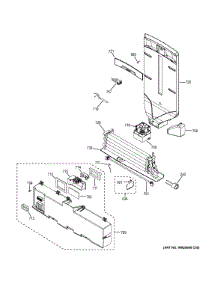 Fresh Food Section parts for Ge Refrigerator CYE22TSHBSS from AppliancePartsPros.com