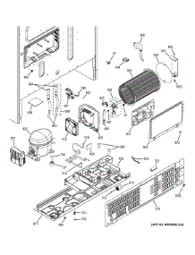 Machine Compartment parts for Ge Refrigerator CYE22TSHBSS from AppliancePartsPros.com