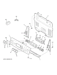 Control Panel parts for Ge Range JB655DK3BB from AppliancePartsPros.com
