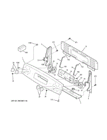 Control Panel parts for Ge Range JB250DF6CC from AppliancePartsPros.com