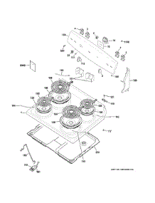 Control Panel & Cooktop parts for Ge Range JBS10DF2CC from AppliancePartsPros.com