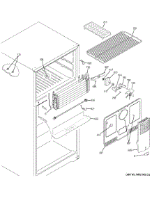 Freezer Section parts for Ge Refrigerator GTS15CTHBRWW from AppliancePartsPros.com