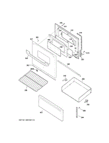 Door & Drawer Parts parts for Ge Range JBS10DF2BB from AppliancePartsPros.com