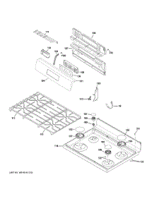 Control Panel & Cooktop parts for Ge Range JGBS62REK1SS from AppliancePartsPros.com