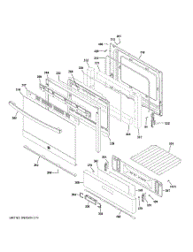Door & Drawer Parts parts for Ge Range JGBS62REK1SS from AppliancePartsPros.com