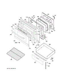 Door & Drawer Parts parts for Ge Range JB450RK2SS from AppliancePartsPros.com