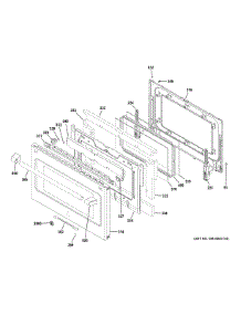 Lower Door parts for Ge Range CGS995SEL1SS from AppliancePartsPros.com