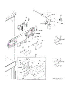 Fresh Food Section parts for Ge Refrigerator PVS21KSEBFSS from AppliancePartsPros.com