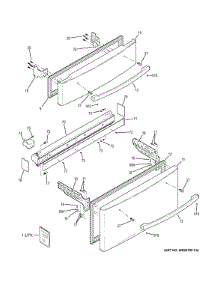 Freezer Doors parts for Ge Refrigerator PVS21KSEBFSS from AppliancePartsPros.com