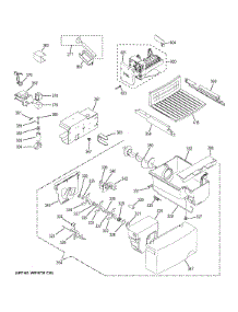 Ice Maker & Dispenser parts for Ge Refrigerator GSS20GEWTWW from AppliancePartsPros.com