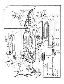 Dust Compartment / Motor Parts parts for Kenmore Vacuum 721.35820500 (72135820500, 721 35820500) from AppliancePartsPros.com