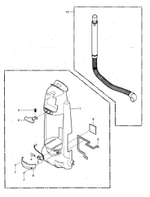 Dust Compartment / Hose Parts parts for Kenmore Vacuum 721.35821500 (72135821500, 721 35821500) from AppliancePartsPros.com