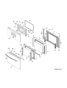 Doors parts for Kenmore Wall Oven 790.49112410 (79049112410, 790 49112410) from AppliancePartsPros.com
