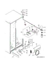 Fresh Food Section parts for Ge Refrigerator GSH25JGDDCC from AppliancePartsPros.com