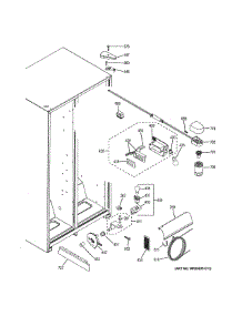 Fresh Food Section parts for Ge Refrigerator GSH25JGDDWW from AppliancePartsPros.com